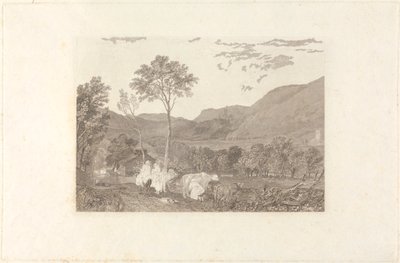 Hornby Castle vanaf Tatham Church door William Radclyffe