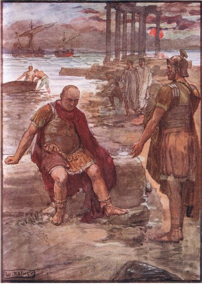De verbannen Marius te midden van de ruïnes van Carthago, uit Plutarchus