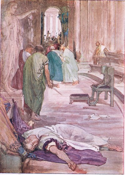 De moord op Caesar, uit Plutarchus