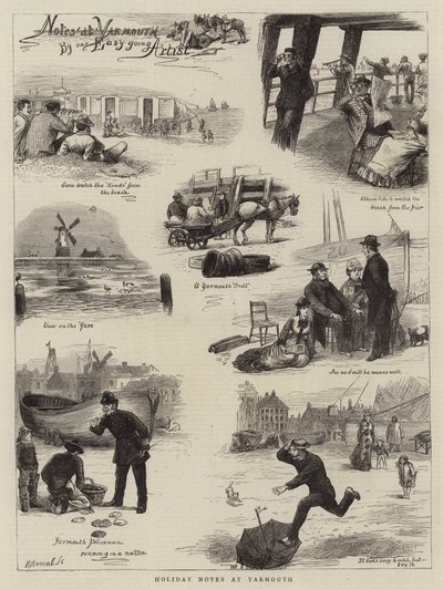 Vakantienotities in Yarmouth door William Ralston