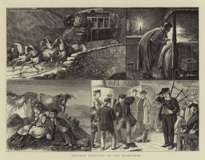 Vakantieschetsen in de Hooglanden door William Ralston