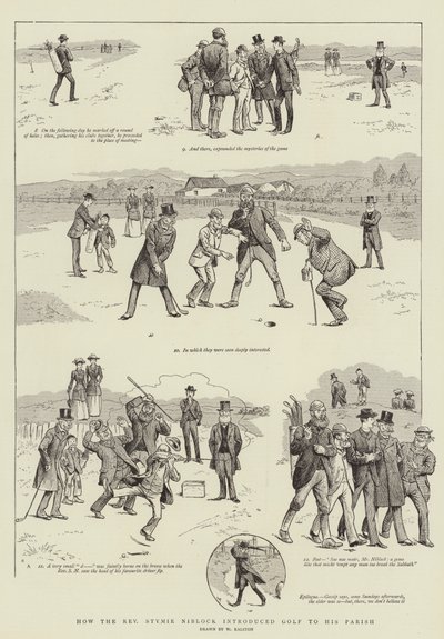 Hoe de Eerwaarde Stymie Niblock Golf introduceerde in zijn Parochie door William Ralston