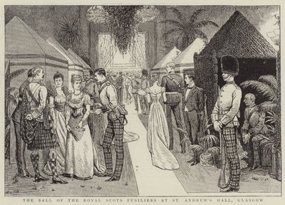 Het Bal van de Royal Scots Fusiliers in St Andrew