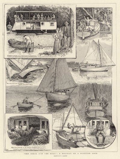 Het ideale en het echte, een vakantie aan een Schots meer door William Ralston