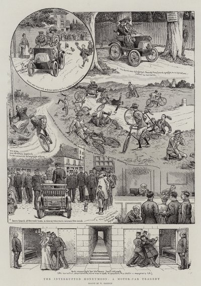 De Onderbroken Huwelijksreis, een Motorauto Tragedie door William Ralston
