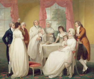 Doop van de Erfgenaam, c.1799 door William Redmore Bigg