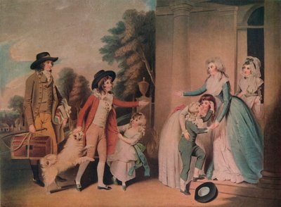 Dulce Domum of de Terugkeer van School, 1790, 1919 door William Redmore Bigg