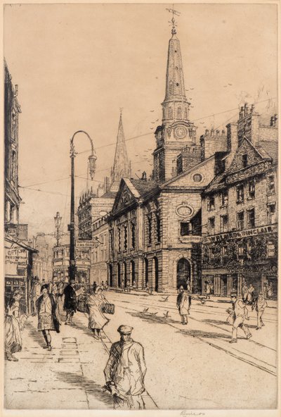 Oude Stadhuis, Dundee, c.1930 door William Renison