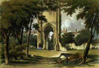 Grey Friars, Richmond, uitzicht op de toren, uit 