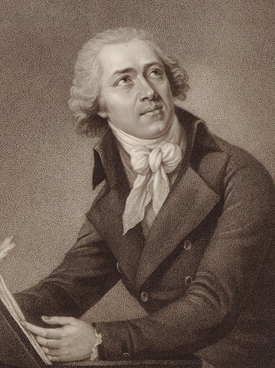Portret van de componist Leopold Kozeluch 1747-1818, 1797 door William Ridley