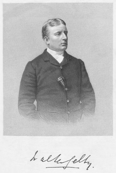 Portret van een man, 1893 door William Roffe