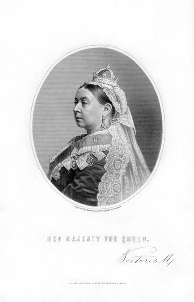 Koningin Victoria, koningin van het Verenigd Koninkrijk van Groot-Brittannië en Ierland, 1899 door William Roffe