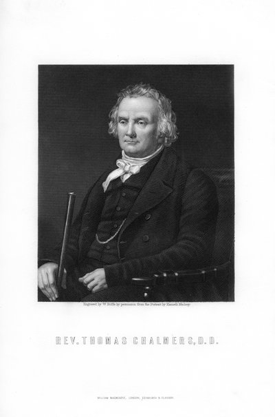 Thomas Chalmers, leider van de Vrije Kerk van Schotland door William Roffe