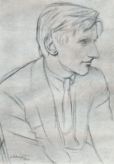 Edmund Charles Blunden door William Rothenstein