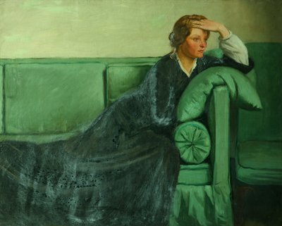 Bloem, Fruit en Doornstuk door William Rothenstein