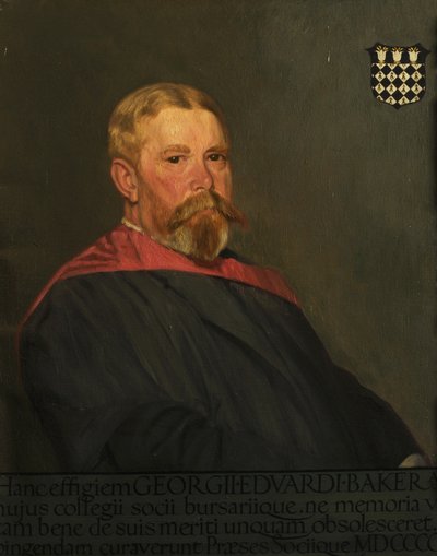 George Edward Baker door William Rothenstein
