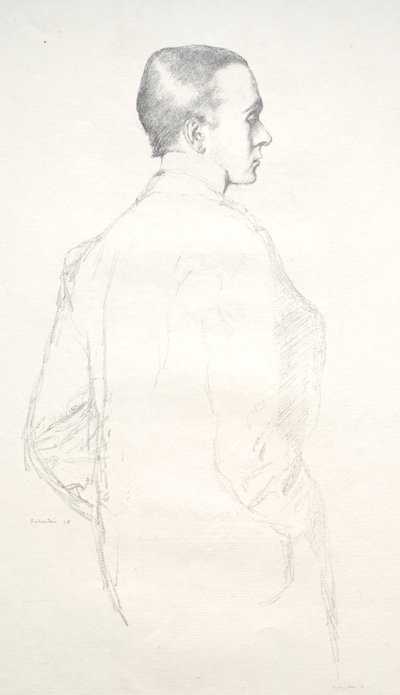 Max Beerbohm door William Rothenstein