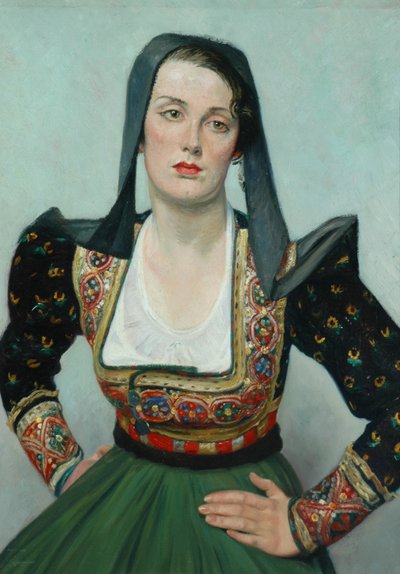 Miss Grant door William Rothenstein