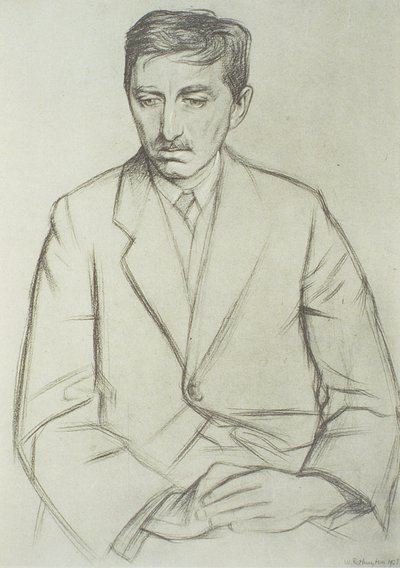 Portret van E.M. Forster (1879-1970) door William Rothenstein