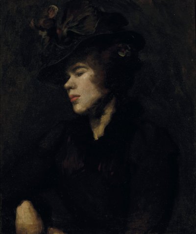 Portret van Ida Nettleship door William Rothenstein