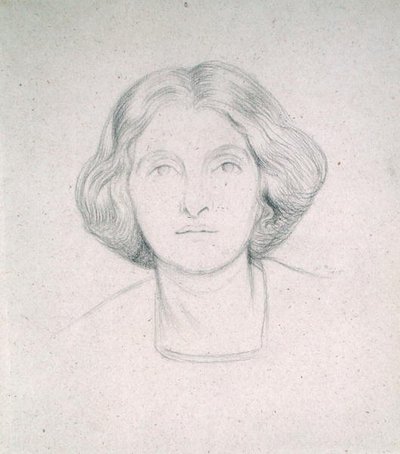 Portret van mevrouw Max Beerbohm door William Rothenstein