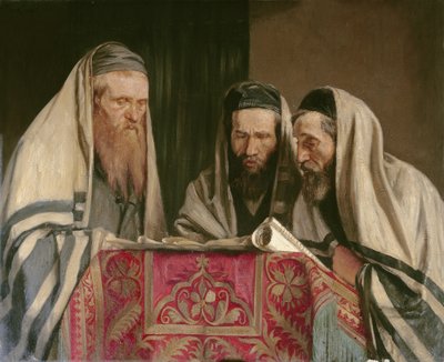 Het Boek Esther lezen door William Rothenstein