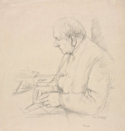 Sir Francis Seymour Haden, 1897 door William Rothenstein