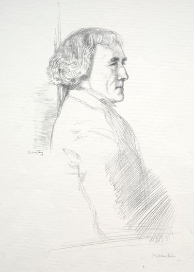 Sir Henry Irving door William Rothenstein