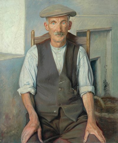 De Oude Tuinman door William Rothenstein