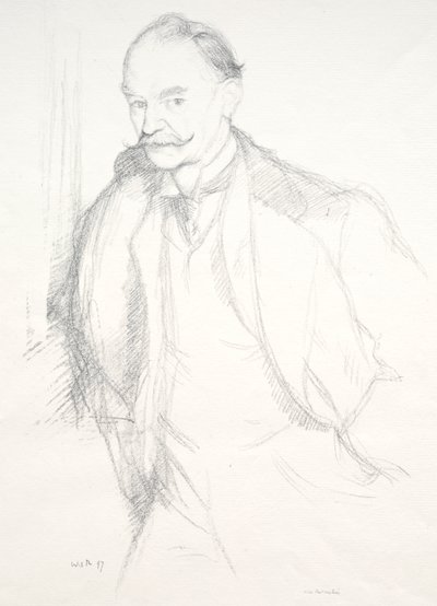 Thomas Hardy door William Rothenstein