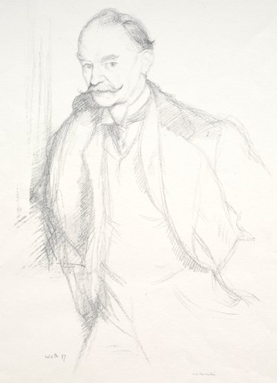 Thomas Hardy, 1897 door William Rothenstein