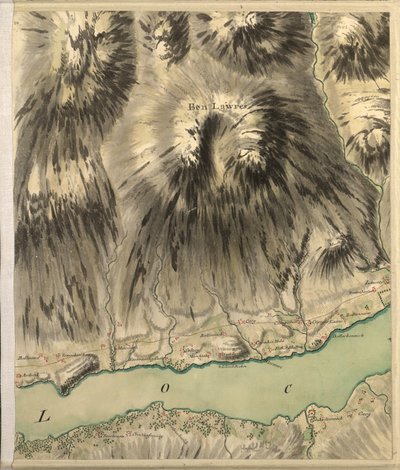 Roy Militaire Survey van Schotland door William Roy