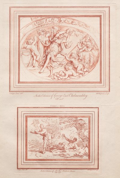 Corsica e Satiro door William Ryland