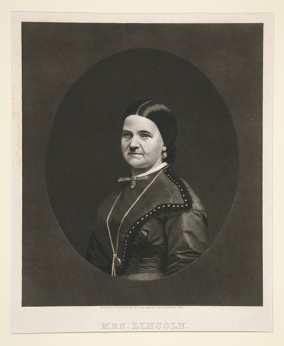 Mevrouw Lincoln (Abraham) door William Sartain
