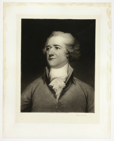Portret van Alexander Hamilton door William Sartain