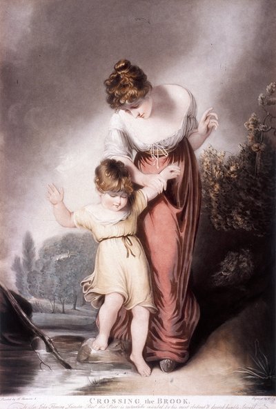 De Oversteek van de Beek, ca. 1803 door William Say