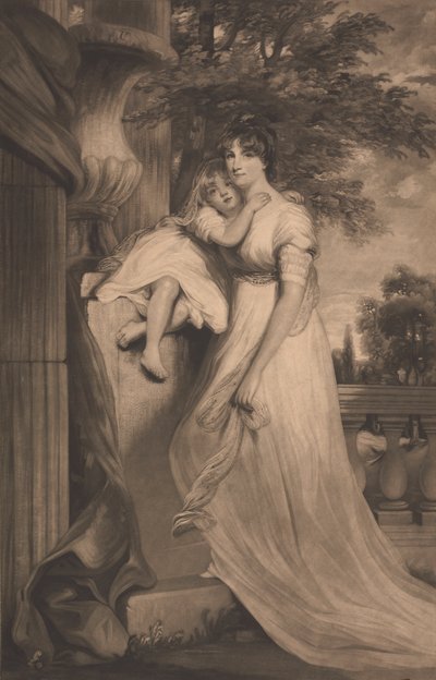 Lady Mildmay en kind door William Say