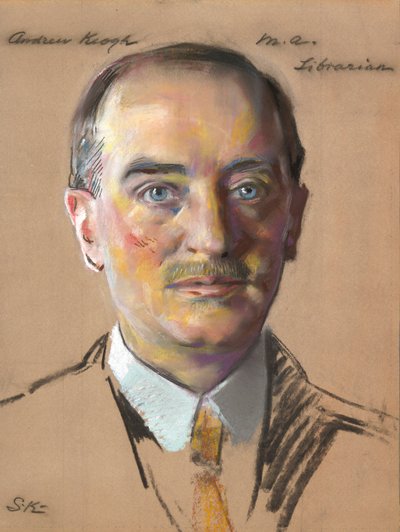 Andrew Keogh, M.A. 1904, bibliothecaris 1916 door William Sergeant Kendall