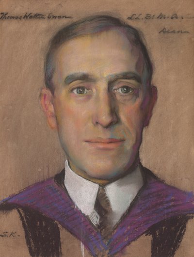 Thomas W. Swan B.A., Sterling Prof. of Law 1922- door William Sergeant Kendall