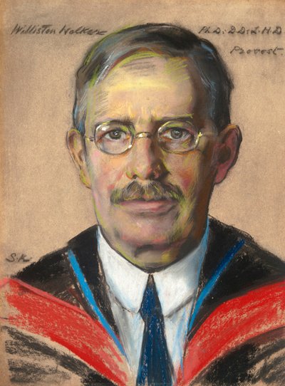 Williston Walker. Prof. van Kerkgeschiedenis 1901-22, Provost 1920-22 door William Sergeant Kendall
