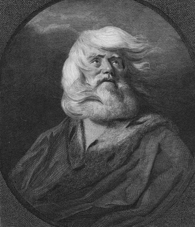 Koning Lear, ca. 1800 door William Sharp