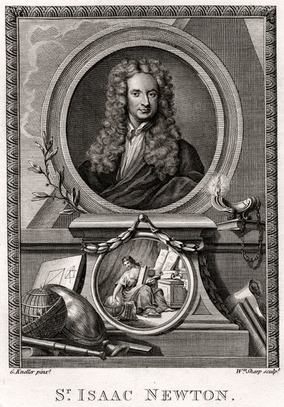 Sir Isaac Newton door William Sharp