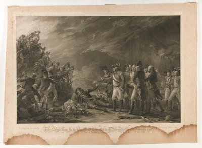 De uitval van het garnizoen van Gibraltar in de ochtend van 27 november 1781 door William Sharp