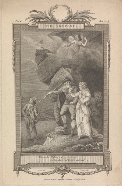 De storm, Act I Sc. 3 door William Sharp