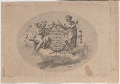 Handelskaart voor William Sharp, Graveur, 19e eeuw door William Sharp