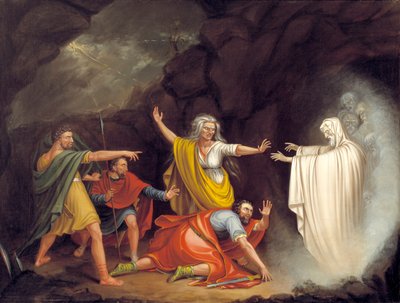 Saul en de heks van Endor door William Sidney Mount