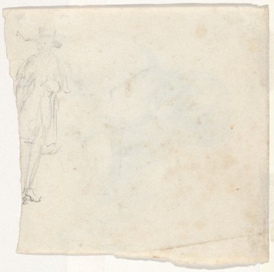 Schets van een Staande Man [verso] door William Sidney Mount