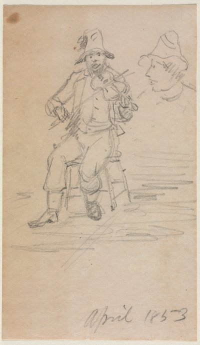De vioolspelende bedelaar door William Sidney Mount
