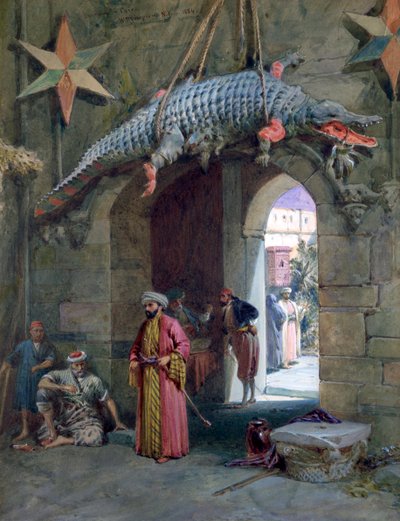 Een Deur in Caïro, 1884 door William Crimea Simpson