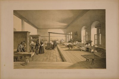 Een van de Afdelingen van het Ziekenhuis in Scutari, 1855 door William Crimea Simpson